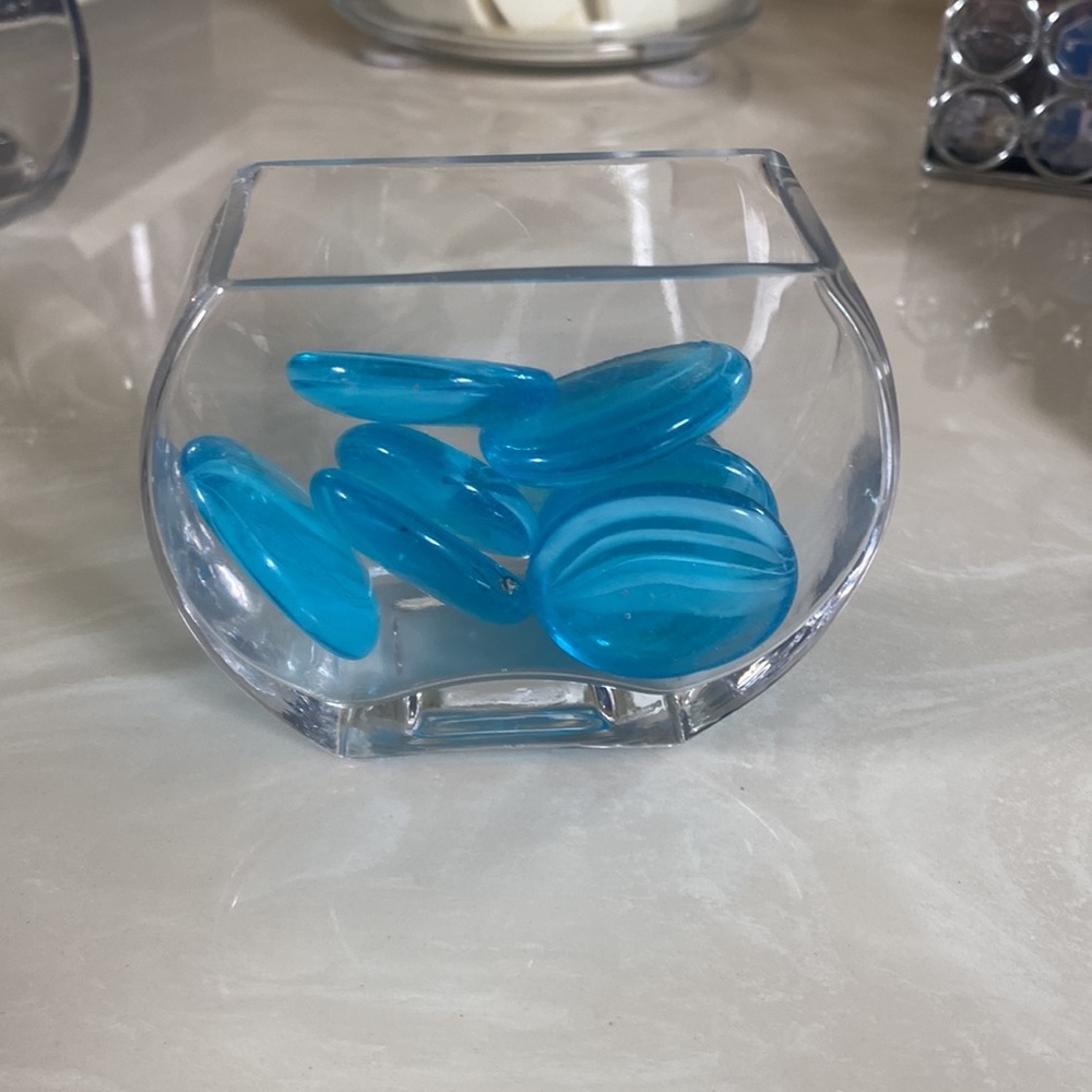 Small glass vases